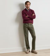 Peter Millar Signature Sateen Five-Pocket Pant Fatique