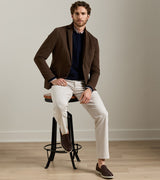 Peter Millar Weekend Cottom Cashmere Soft Jacket in French Press