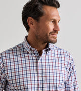 Peter Millar Elliot Crown Lite Cotton-Stretch Sport Shirt in Lakeside