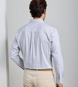 Peter Millar Bruce Crown Lite Cotton-Stretch Sport Shirt in Navy