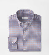 Peter Millar Wayne Performance Twill Sport Shirt in Navy