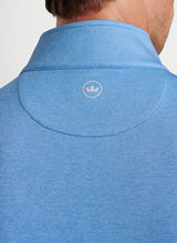 Peter Millar Perth Mélange Performance Quarter-Zip in Bonnet