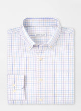 Peter Millar Patten Crown Lite Cotton-Stretch Sport Shirt in White