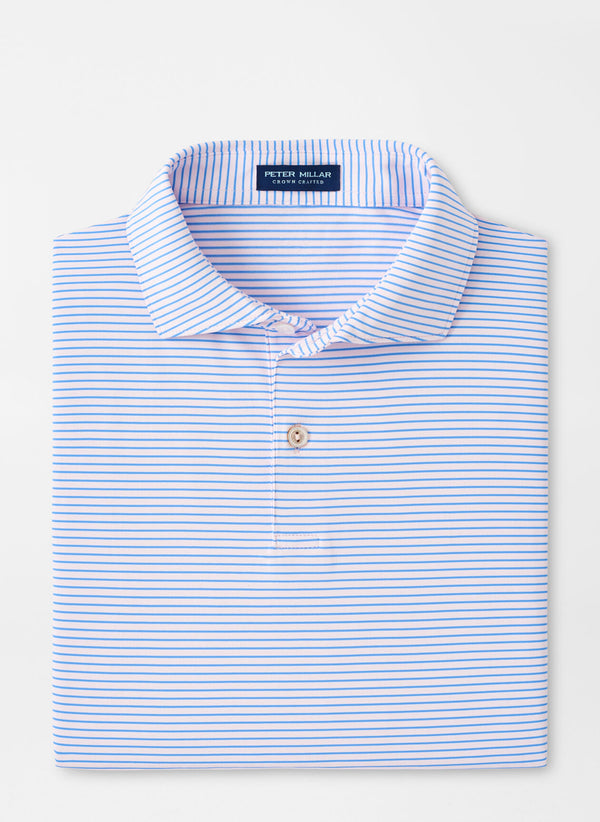Peter Millar Ambrose Performance Jersey Polo in Misty Rose