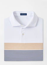 Peter Millar Clef Performance Jersey Polo White