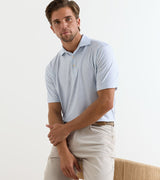 Peter Millar Paper Plane Performance Jersey Polo White