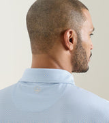 Peter Millar Pheonix Performance Jersey Polo White/Bluebird