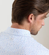 Peter Millar Nice Shot Performance Jersey Polo White