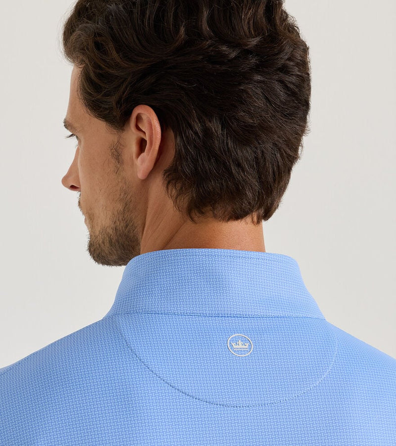 Peter Millar Perth Basketweave Performance Quarter-Zip Cottage