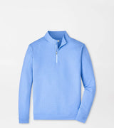 Peter Millar Perth Basketweave Performance Quarter-Zip Cottage Blue