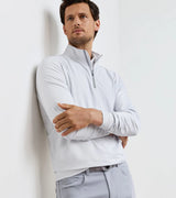 Peter Millar Perth Basketweave Performance Quarter-Zip White