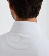 Peter Millar Perth Basketweave Performance Quarter-Zip White