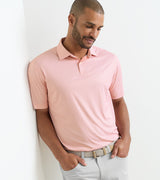 Peter Millar Featherweight Parke Performance Jersey Polo Venetian Pink