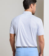 Peter Millar Featherweight Cornhole Performance Polo White