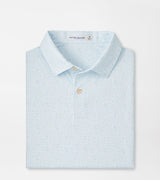Peter Millar Featherweight Hoops Performance Jersey Polo White