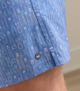 Peter Millar Tequila Seas Swim Trunk Dusk Blue
