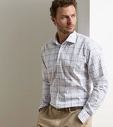 Peter Millar Warren Crown Lite Cotton-Stretch Sport Shirt Navy
