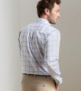 Peter Millar Warren Crown Lite Cotton-Stretch Sport Shirt Navy