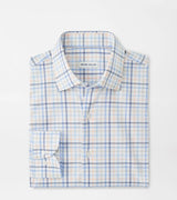 Peter Millar Warren Crown Lite Cotton-Stretch Sport Shirt Navy