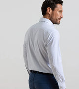 Peter Millar Rommel Performance Twill Sport Shirt Cloudy Blue