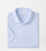 Peter Millar Baldwin Performance Poplin Sport Shirt Cottage Blue