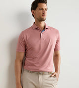 Peter Millar Keynote Performance Jersey Polo Faded Scarlet