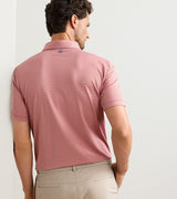 Peter Millar Keynote Performance Jersey Polo Faded Scarlet