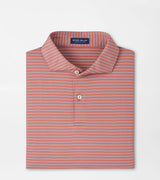 Peter Millar Keynote Performance Jersey Polo Faded Scarlet
