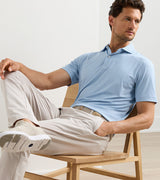 Peter Millar Ponte Performance Jersey Polo Blue Frost