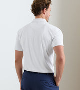 Peter Millar Soprano Waves Performance Jersey Polo White