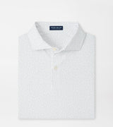 Peter Millar Soprano Waves Performance Jersey Polo White