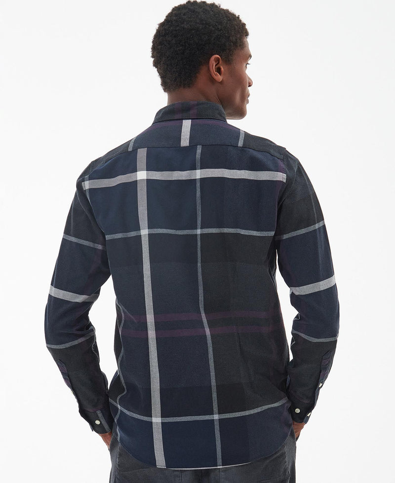 Barbour Dunoon Mens Tailored Shirt - Classic Black Slate