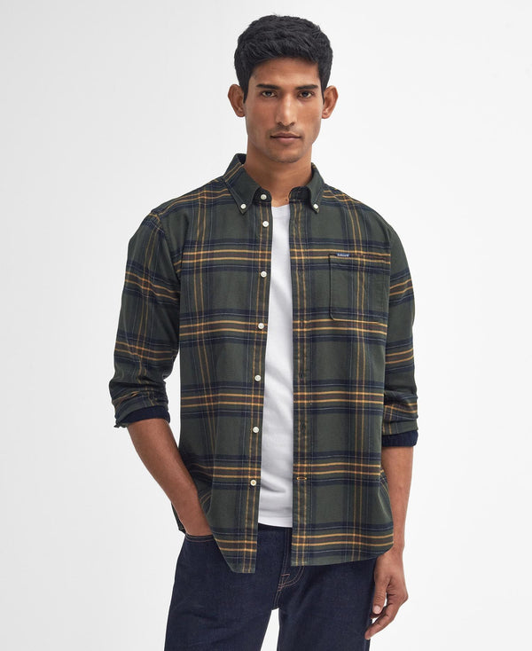 Barbour Portdown Tailored Fit Shirt Olive