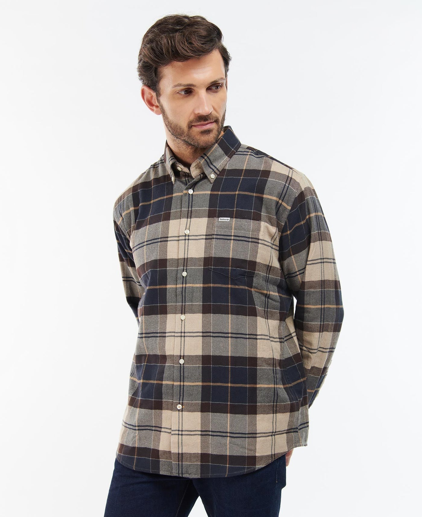 Barbour Hogside Tartan Dress Shirt in Autumn Dress Dan's Southern Prep Barbour Hogside Tartan Dress Shirt in Autumn Dress Dan's Southern Prep