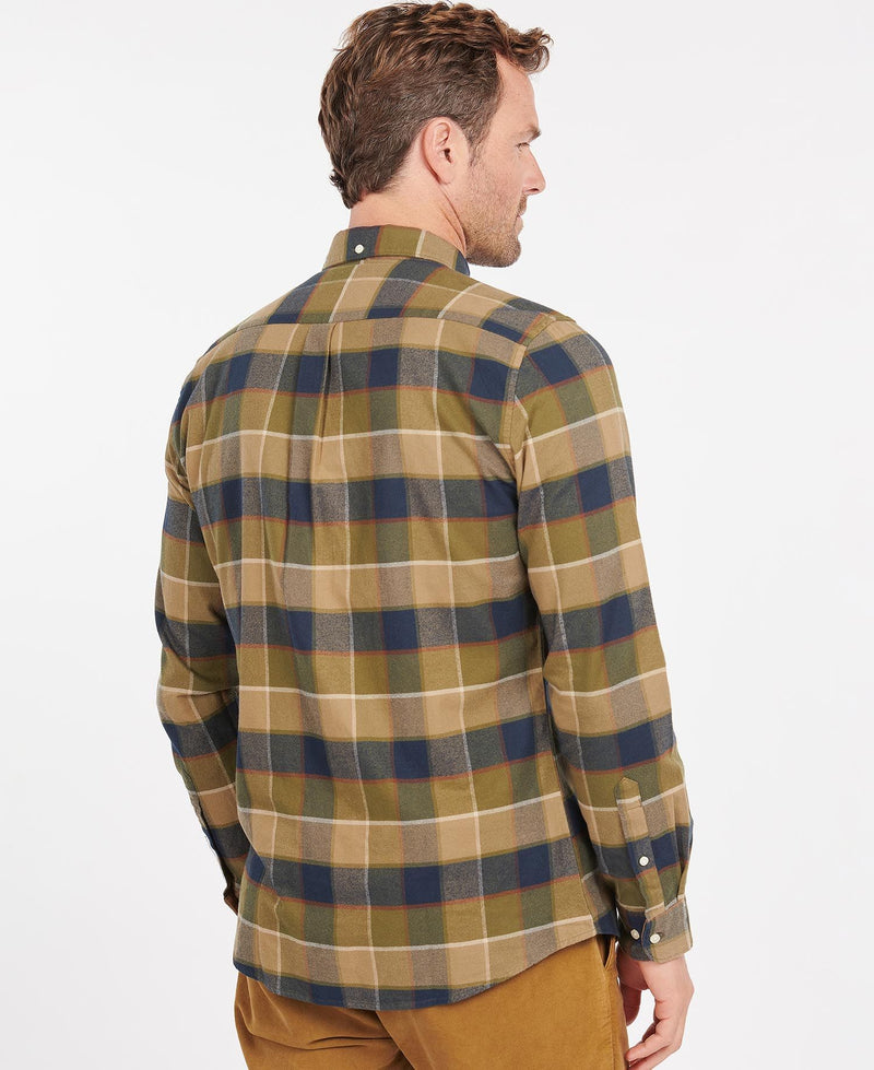 Barbour Valley Tailored Shirt in Stone