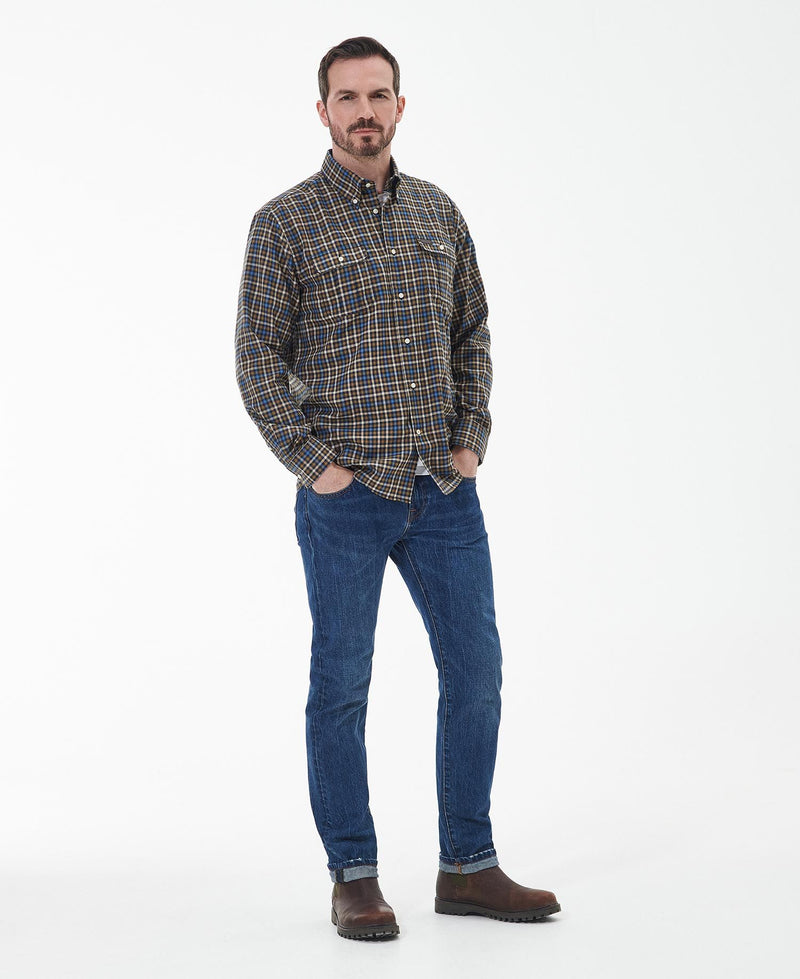 Barbour Foss Regular Shirt in Classic Navy
