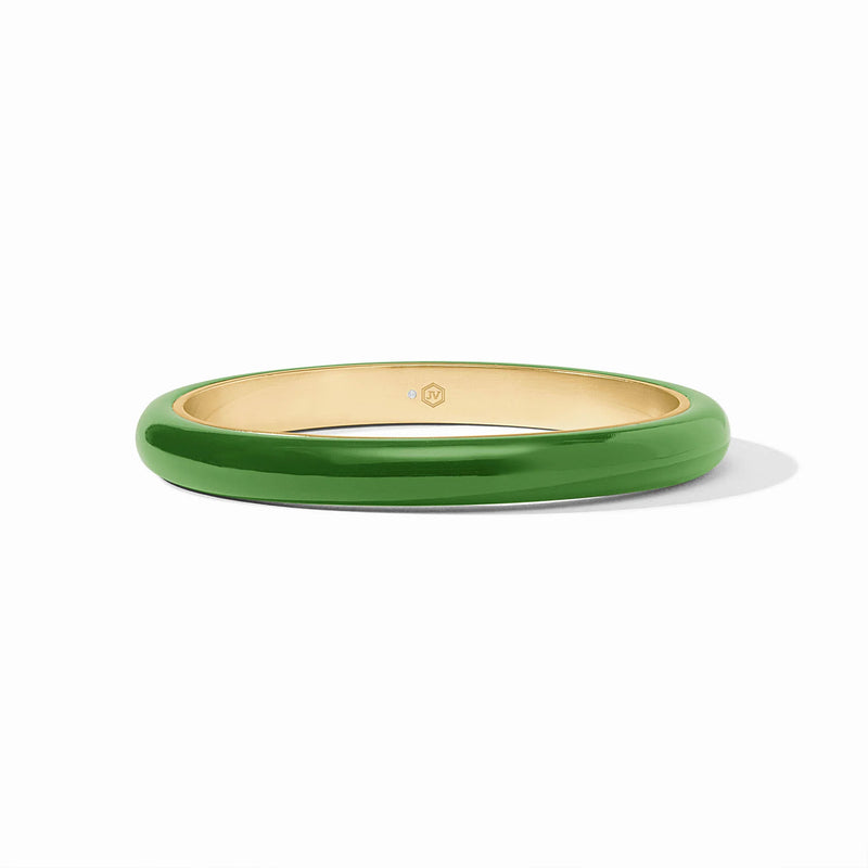 Julie Vos Madison Statement Bangle Palmetto Green
