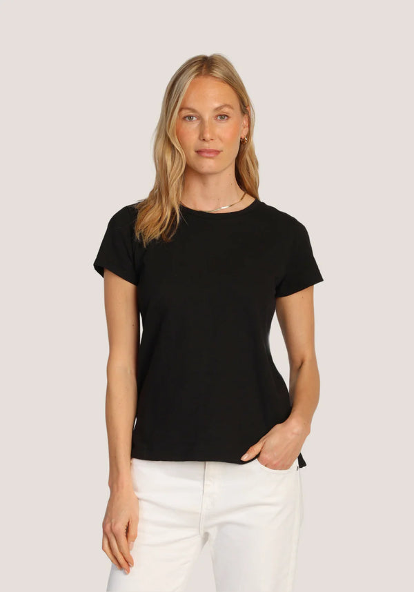 Dylan Short Sleeve Modern Crew Tee Black