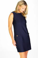 Duffield Lane Monroe Dress Navy Scallops
