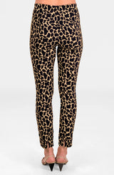 Gretchen Scott Gripeless Pull On Pant - Animal Instinct Classic Giraffe Khaki