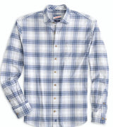 Johnnie-O Rory Hangin’ Out Performance Sleeve Shirt in Light Gray