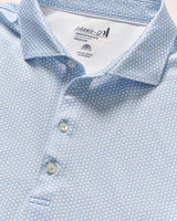Johnnie-O Performance Jersey Polo - Hex Print Seychelles