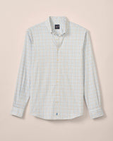 Johnnie-O Everyday Performance Button Down Shirt - Paddock Tattersall in Maliblu