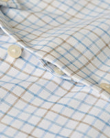 Johnnie-O Everyday Performance Button Down Shirt - Paddock Tattersall in Maliblu