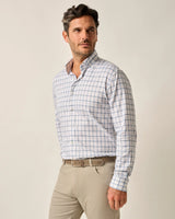 Johnnie-O Top Shelf Button Up Shirt - Beaumont Gulf Blue