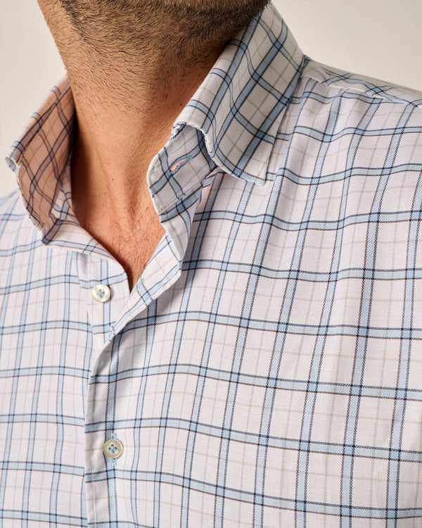 Johnnie-O Top Shelf Button Up Shirt - Beaumont Gulf Blue