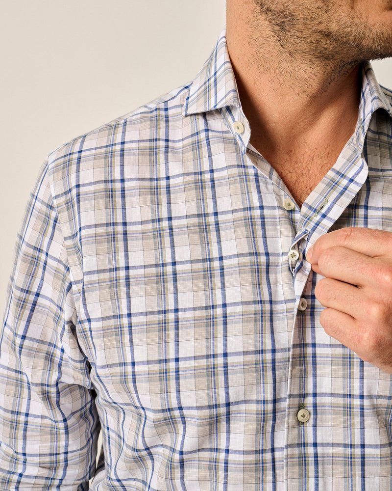 Johnnie-O Top Shelf Button Up Shirt - Bridger Clover
