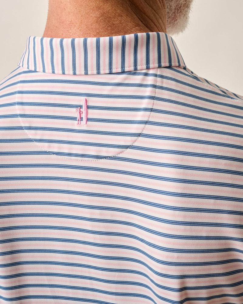 Johnnie-O Performance Jersey Polo - Bronte Porto Pink