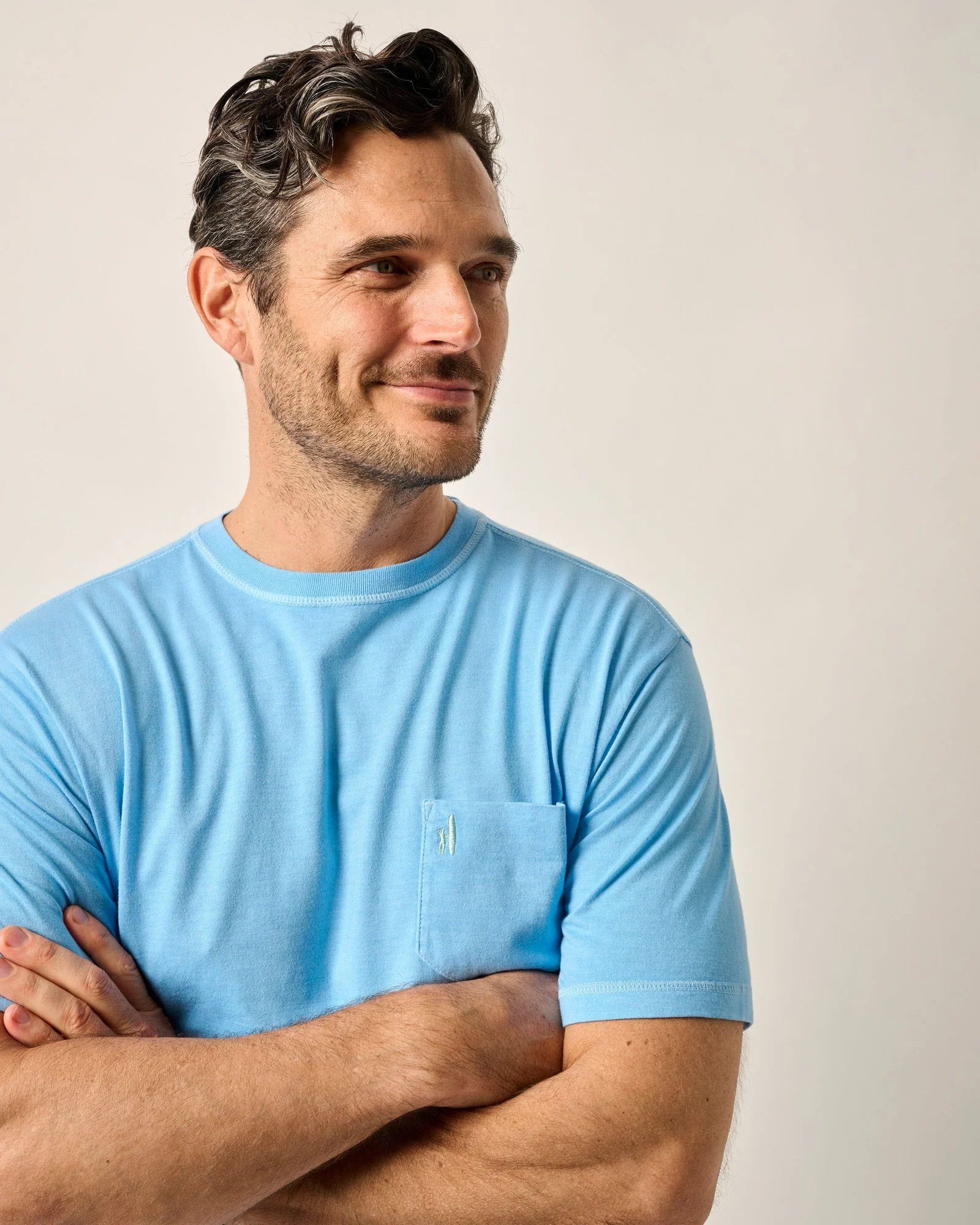 Johnnie-O Dale 2.0 Pocket T-Shirt For Big & Tall - Soft Cotton Modal Blend Tee