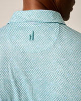Johnnie-O Featherweight Performance Polo - Fernando Print Green Grass